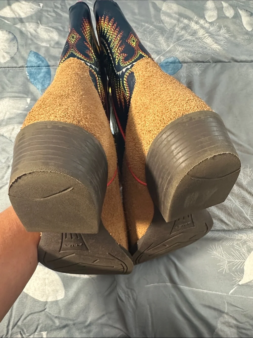 EUC Ariat Kids Derby Monroe Western Boot Sz 6